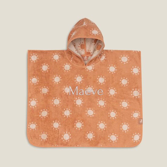 Badponcho badstof - Jacquard - Jollein