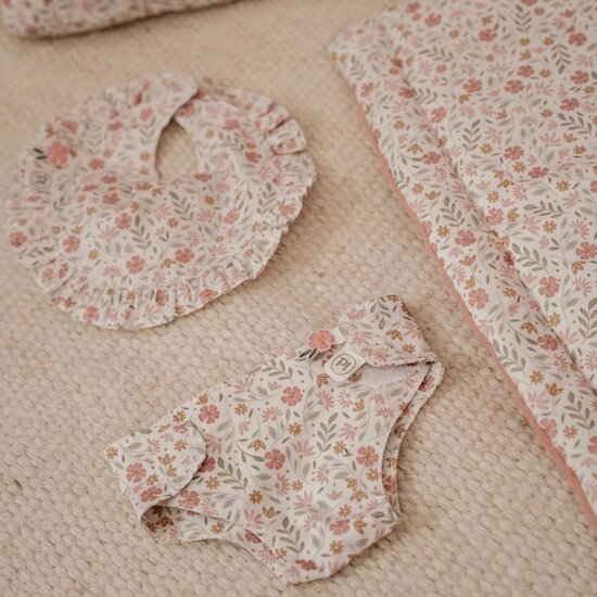 Poppen luiertas &ndash; Meerkleurig &ndash; Essentials &ndash; Soft Flowers - Little Dutch