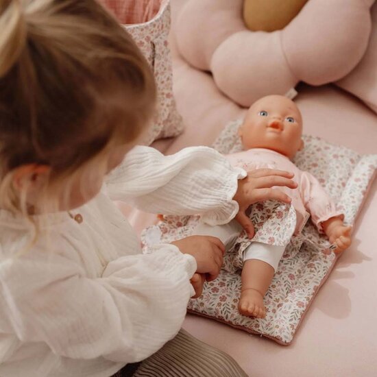 Poppen luiertas &ndash; Meerkleurig &ndash; Essentials &ndash; Soft Flowers - Little Dutch