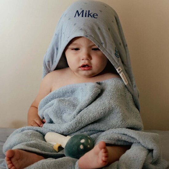 Badcape Blauw - Little Dutch