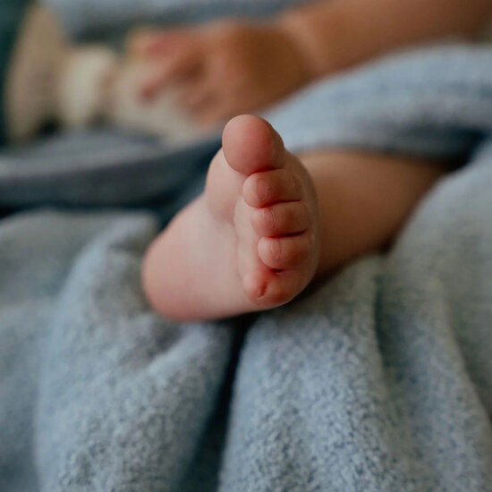 Badcape Blauw - Little Dutch