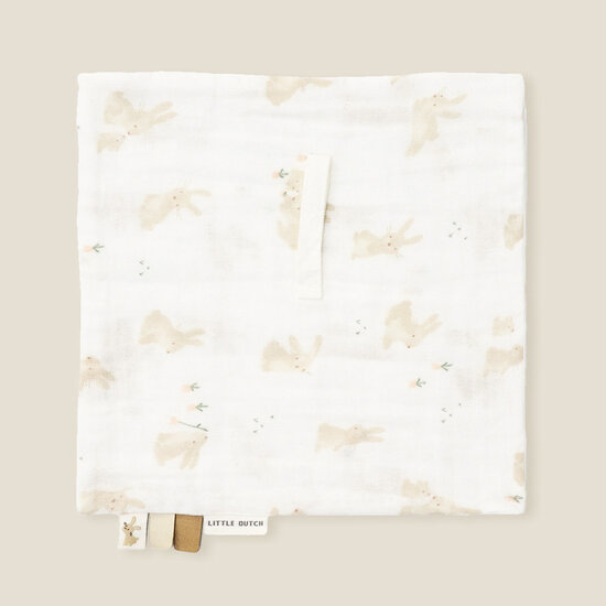 Speendoekje - Wit - Newborn Naturals - Baby Bunny - Little Dutch