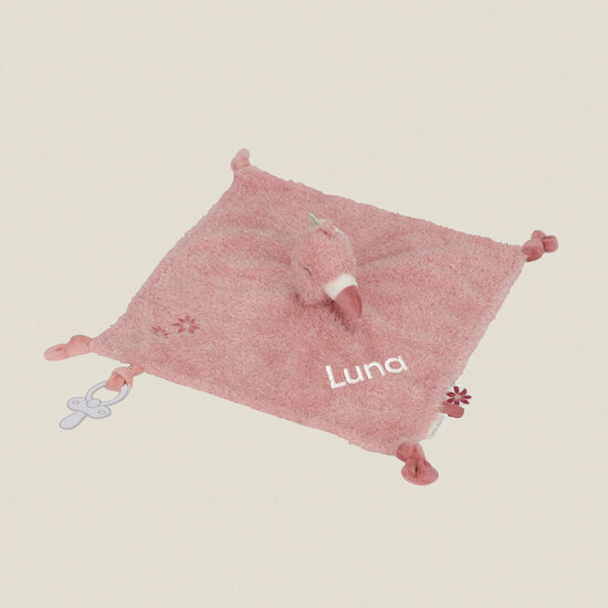 Knuffeldoekje Flamingo - Little Dutch