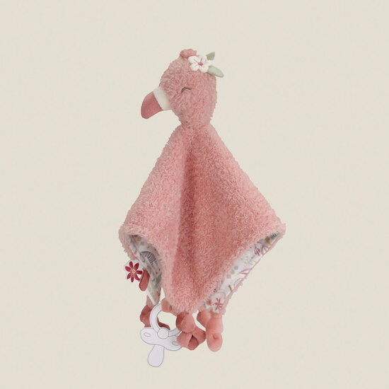 Knuffeldoekje Flamingo - Little Dutch