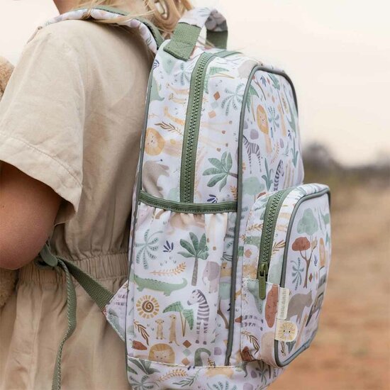 Rugzak Safari Friends - 35 cm - Little Dutch