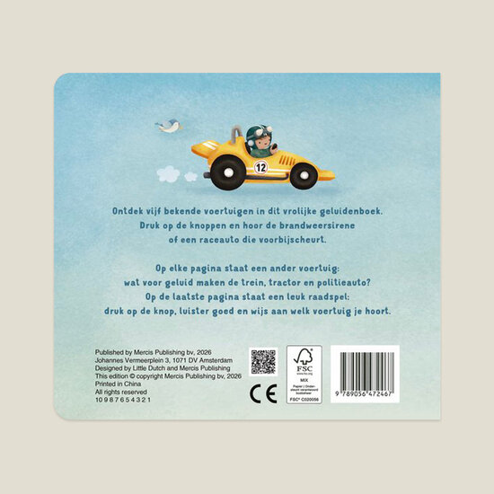 Mijn geluidenboek - Voertuigen - Little Dutch