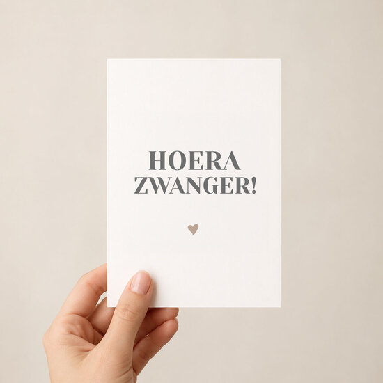 Kaartje met eigen tekst