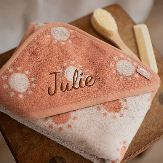 Badcape badstof - Jacquard - Jollein