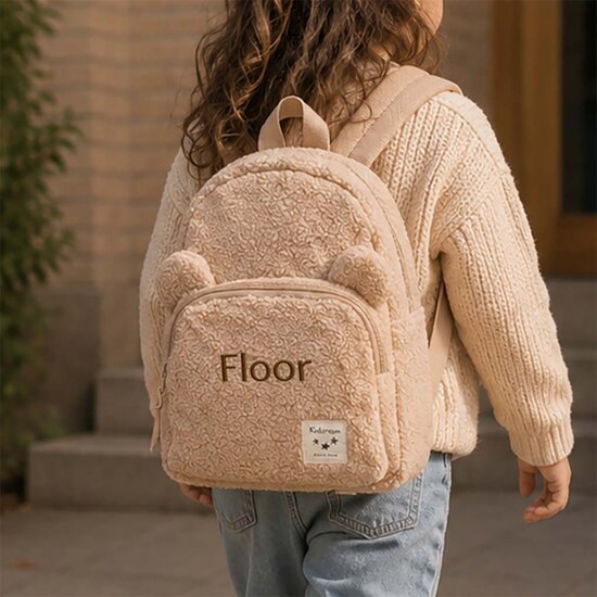 Kinderrugzak Beary Excited - Beige - Kidzroom