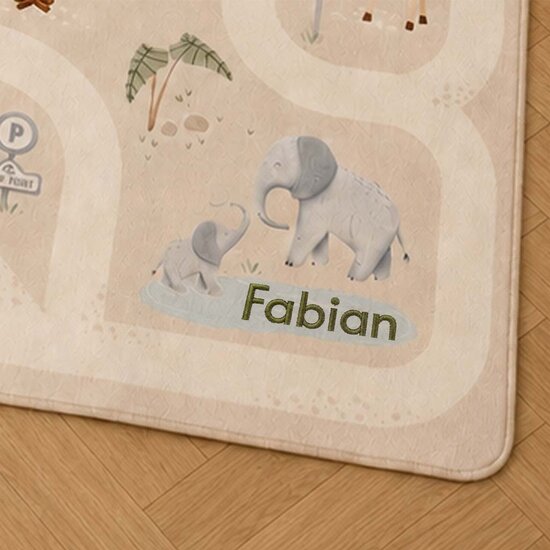 Speelkleed auto&rsquo;s Safari &ndash; Beige &ndash; Little Dutch