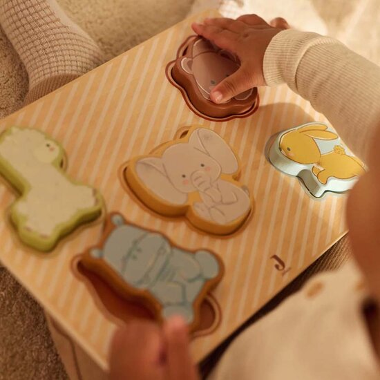 Houten Vormenpuzzel - Jollies - Jollein