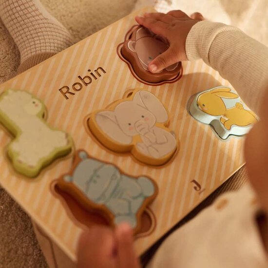 Houten Vormenpuzzel - Jollies - Jollein