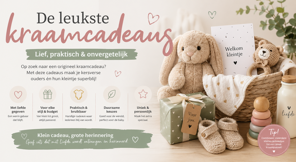 Wat is het leukste kraamcadeau om te geven? Tips!
