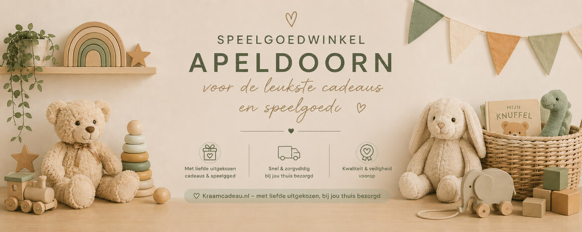De online speelgoedwinkel van Apeldoorn