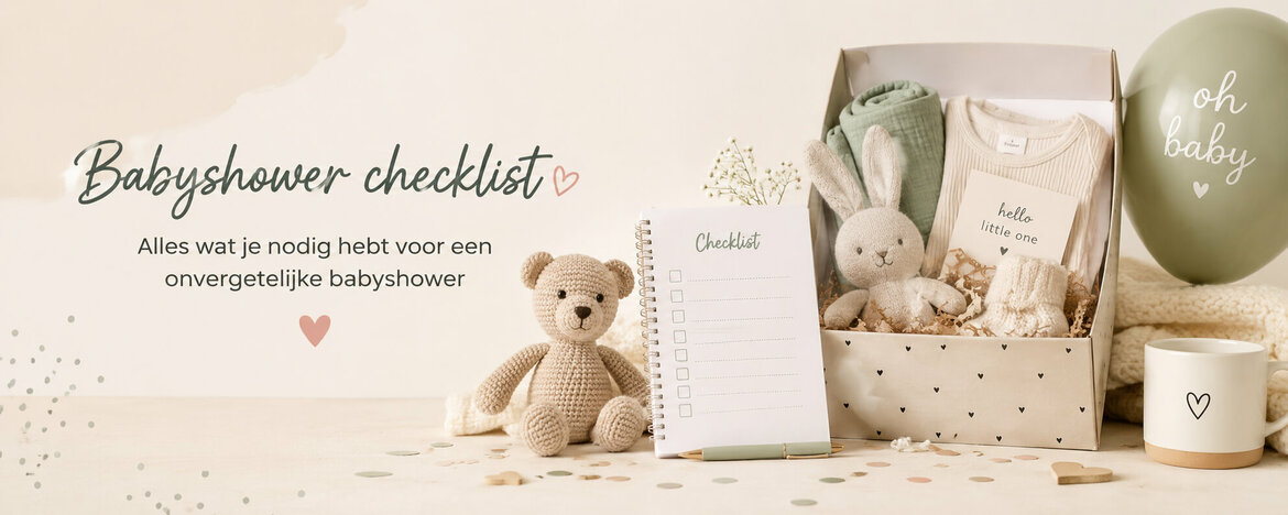 Babyshower checklist (planning, decoratie, food, games)