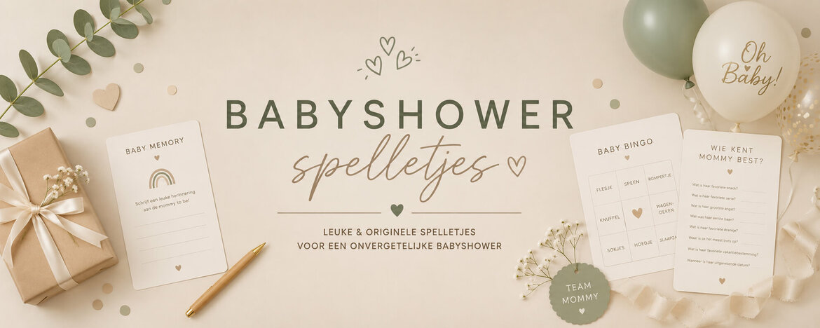 Babyshower spelletjes: 21 leuke en originele ideeën