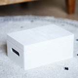 Opbergbox met deksel - Wit