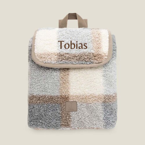 Jollein rugtasje - Check Boucle Jollein rugtasje - Check Boucle