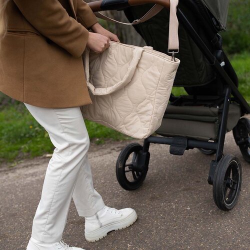 Kidslabel Luiertas Quilted - Beige