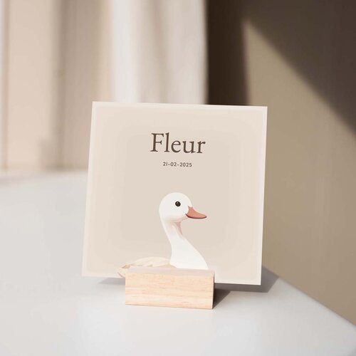 Geboortetegeltje - Eendje