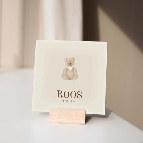 Geboortetegeltje - Teddybeer