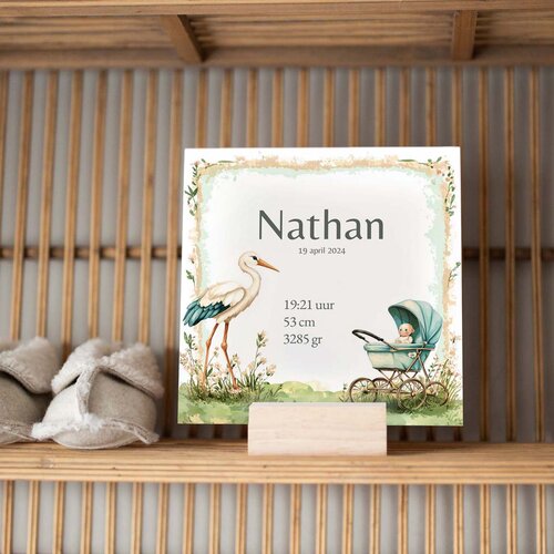 Geboortetegeltje - Antiek