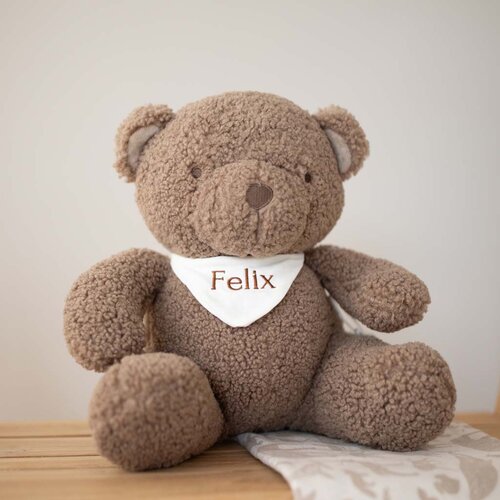 Kidslabel Teddybeer - Large