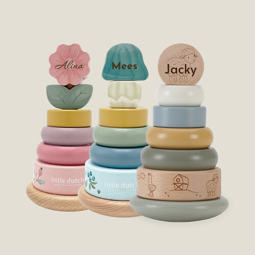Tuimelstapelaar met naam - Little Dutch