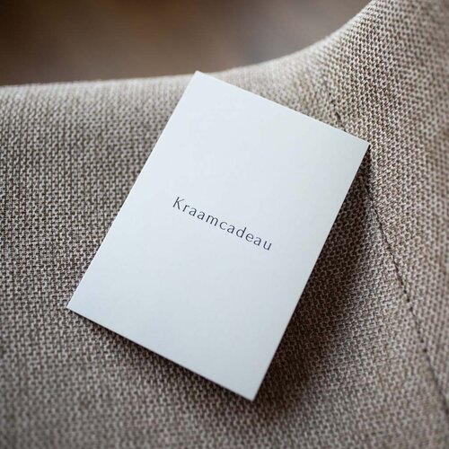 Kaartje met persoonlijke tekst