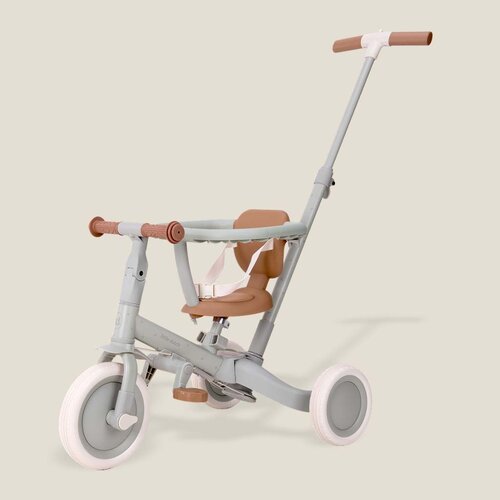 Driewieler met duwstang - Groen - Little Dutch