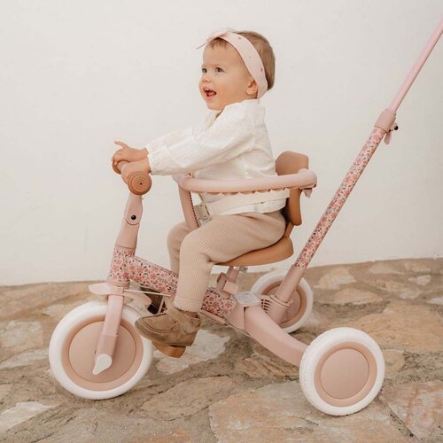 Driewieler met duwstang - Fairy Floral - Little Dutch