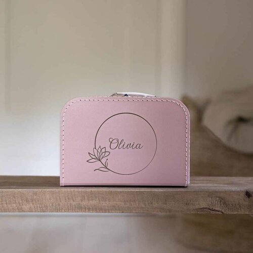 Kinderkoffertje met naam - Roze