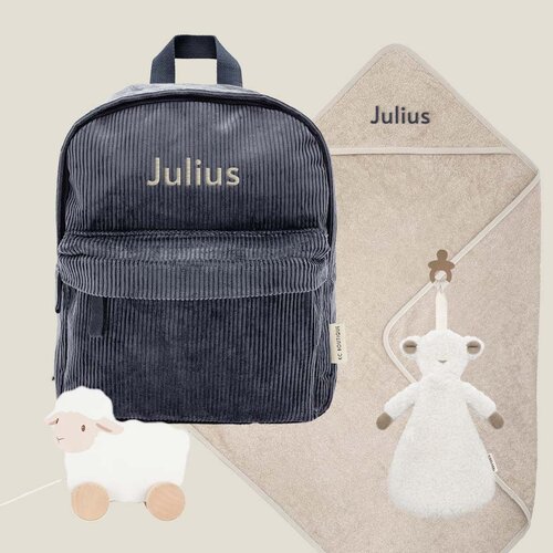 Kraamcadeau rugzak - Grey