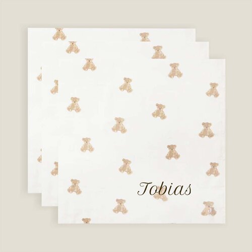 Hydrofiele doeken Jollein - Bear - 3 stuks 