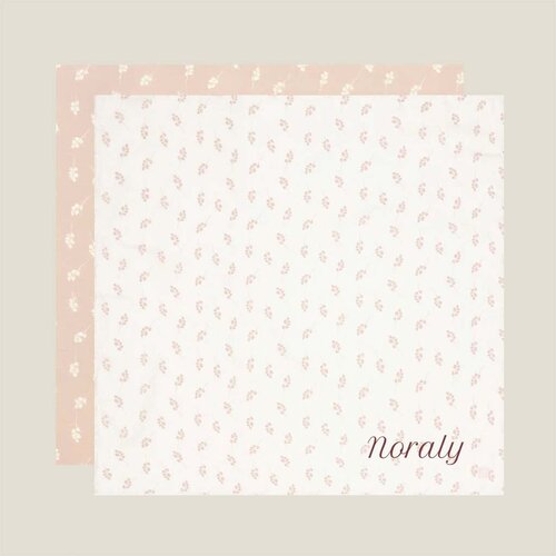 Hydrofiele doeken Jollein - Twig Wild Rose - 2 stuks