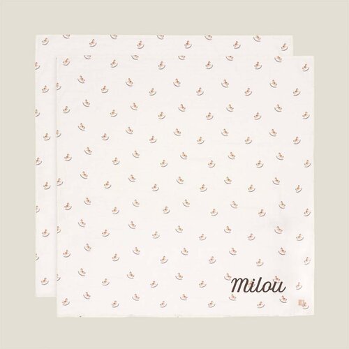 Hydrofiele doeken Jollein - Nostalgic Ride - 2 stuks