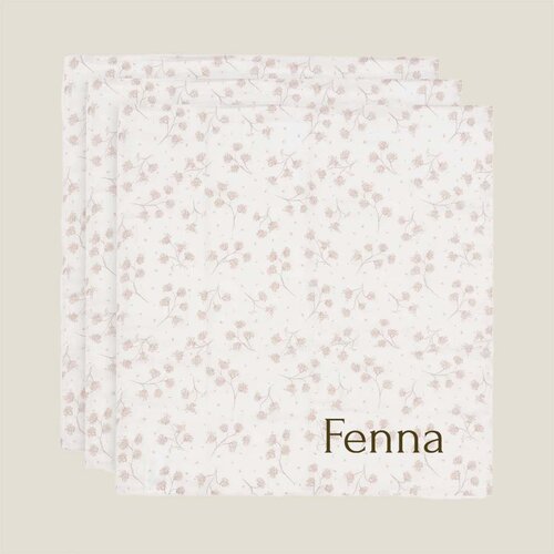 Hydrofiele doeken Jollein - Leafy Dreams - 3 stuks