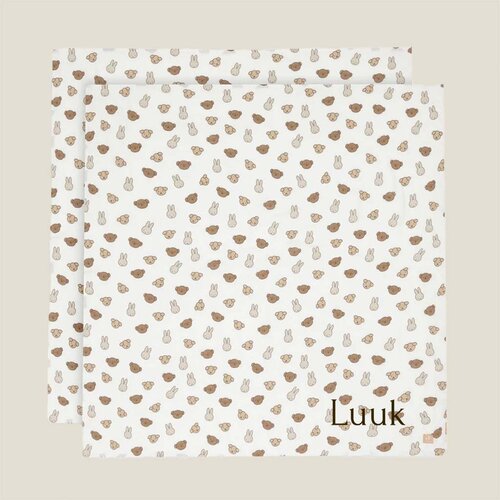 Hydrofiele doeken Jollein - Miffy and Friends - 2 stuks