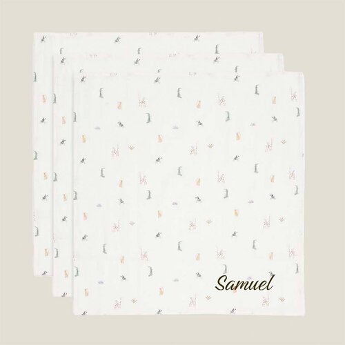 Hydrofiele doeken Jollein - Jungle Jambo - 3 stuks