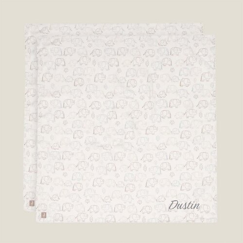 Hydrofiele doeken Jollein - Elephant Tales - 2 stuks