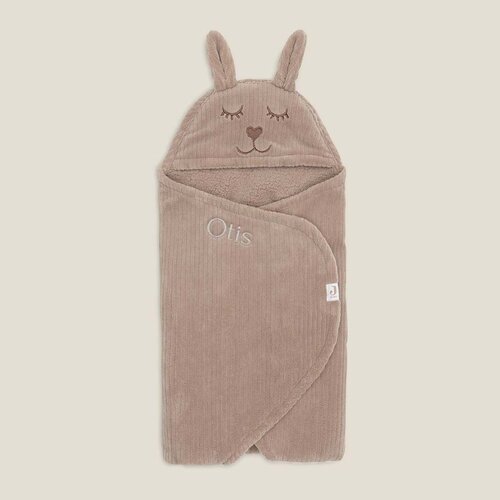 Jollein wikkeldeken Bunny Rib - Milky Coffee Jollein wikkeldeken Bunny Rib - Milky Coffee
