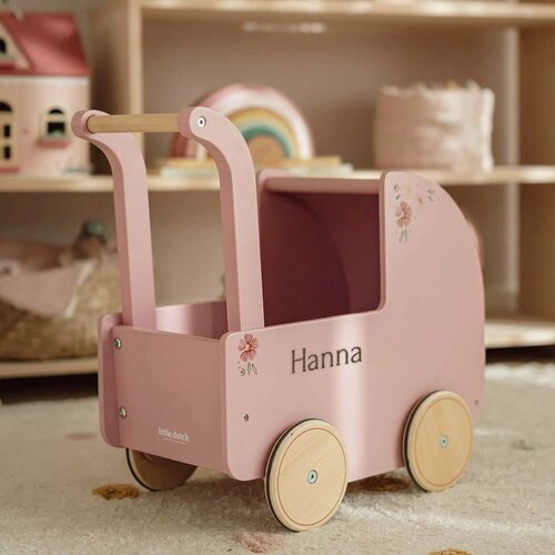 Poppenwagen - Licht Roze - Little Dutch Poppenwagen - Licht Roze - Little Dutch