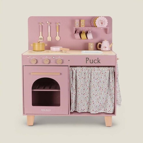 Houten speelkeuken - Roze - Little Dutch