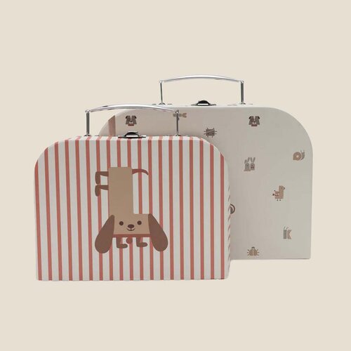 Speelkoffertje Animal Friends - Jollein - 2 stuks