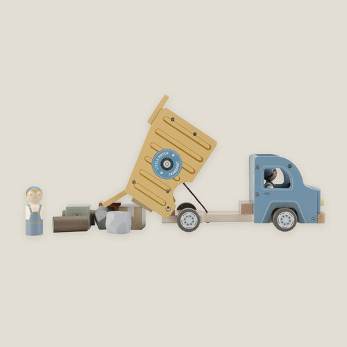 Houten kiepwagen - Meerkleurig – Essentials - Little Dutch