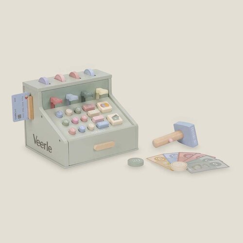 Houten Kassa - Groen – Essentials - Little Dutch