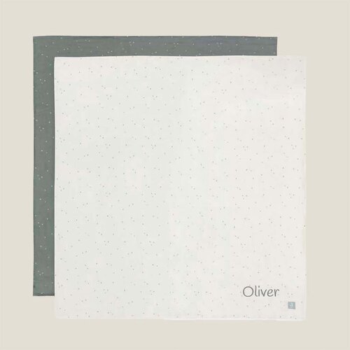 Hydrofiele doeken - 2 stuks - Twinkling Sea Green - Jollein