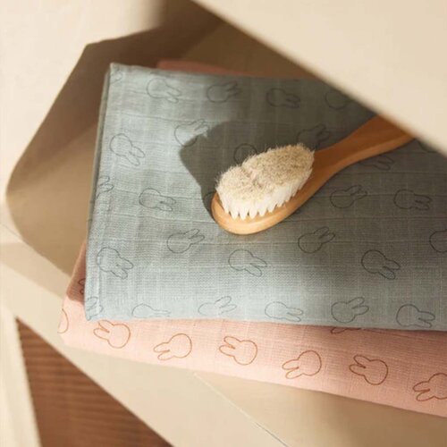 Hydrofiele doeken - 3 stuks - Miffy Silhouettes Sea Green - Jollein