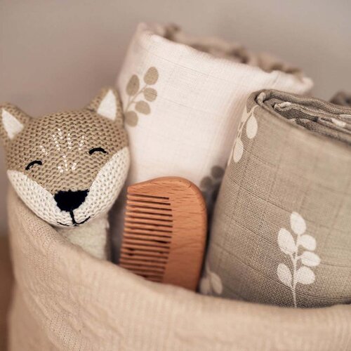 Hydrofiele doeken - 3 stuks - Twig Olive Green - Jollein