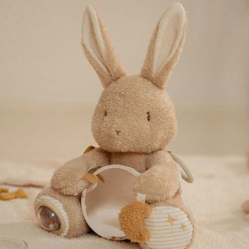 Activiteitenknuffel Konijn - Zand - Baby Bunny - Little Dutch